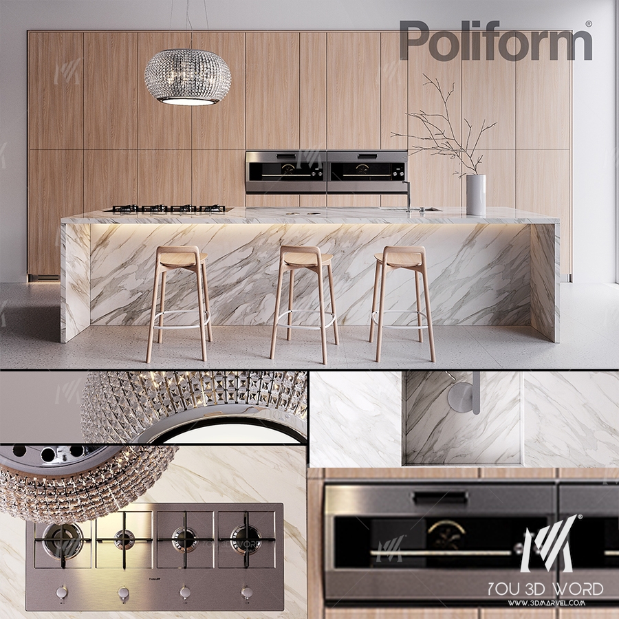 Kitchen Poliform Varenna Trail 2 